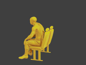 Soccer Player SP 014 3D Print Model