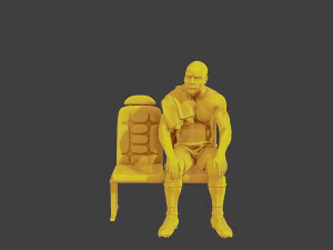 Soccer Player SP 014 3D Print Model