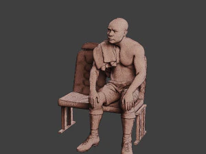 Soccer Player SP 014 3D Print Model