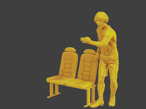 Soccer Player SP 015 Model Cetak 3D