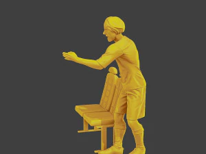 Soccer Player SP 015 3D Print Model