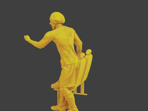 Soccer Player SP 015 3D Print Model