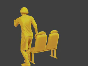 Soccer Player SP 015 3D Print Model