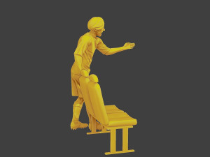 Soccer Player SP 015 Model Cetak 3D