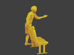 Soccer Player SP 015 3D Print Model