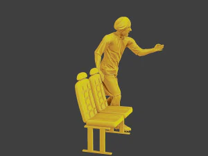 Soccer Player SP 015 3D Print Model