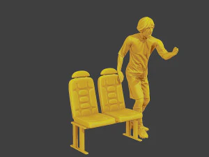 Soccer Player SP 015 3D Print Model