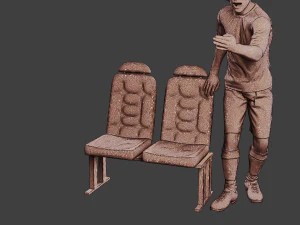 Soccer Player SP 015 3D Print Model