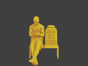 Soccer Player SP 015 Model Cetak 3D