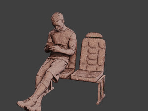 Soccer Player SP 015 Model Cetak 3D