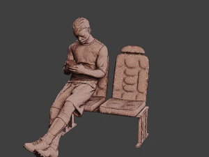Soccer Player SP 015 3D Print Model