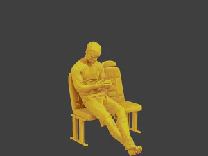 Soccer Player SP 015 3D Print Model
