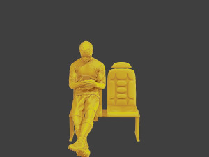 Soccer Player SP 015 Model Cetak 3D