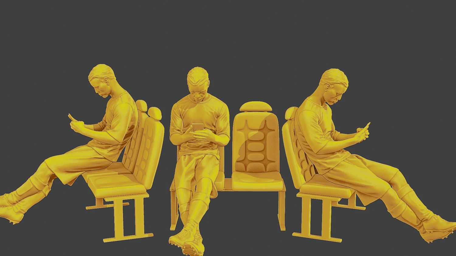 Soccer Player SP 016 3D Print Model .c4d .max .obj .3ds .fbx .stl .blend 