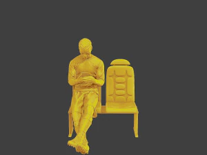 Soccer Player SP 016 3D Print Model