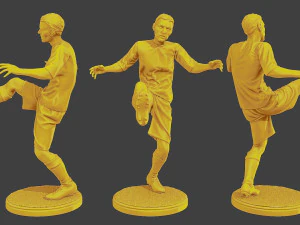 Soccer Players SP Pack 2 3D Print Model
