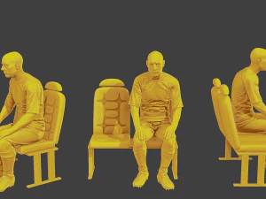 Soccer Players SP Pack 2 3D Print Model