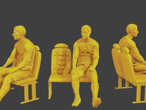 Soccer Players SP Pack 2 3D Print Model