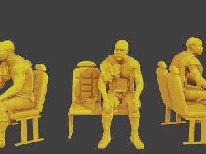 Soccer Players SP Pack 2 3D Print Model