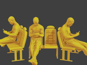 Soccer Players SP Pack 2 3D Print Model