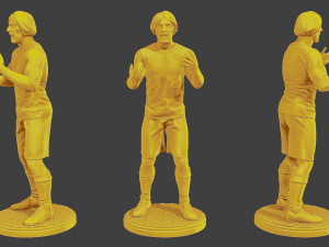 Soccer Player SP 027 3D 打印模型