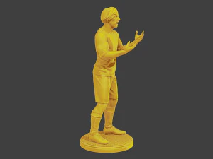 Soccer Player SP 027 3D Print Model