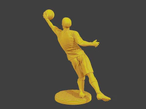 Soccer Player SP 029 3D Print Model
