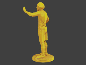 Soccer Player SP 030 3Dプリントモデル