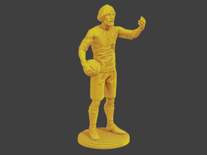 Soccer Player SP 030 3Dプリントモデル