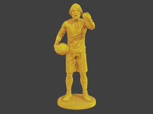 Soccer Player SP 030 3Dプリントモデル