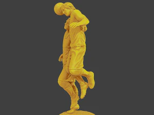 Soccer Player SP 031 032 3D Print Model