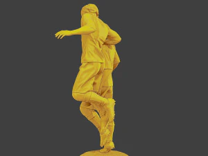 Soccer Player SP 031 032 3D Print Model