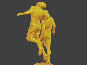Soccer Player SP 031 032 3D Print Model