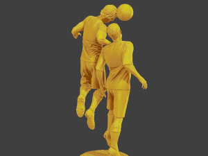 Soccer Player SP 031 032 3D 打印模型