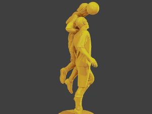 Soccer Player SP 031 032 3D Print Model