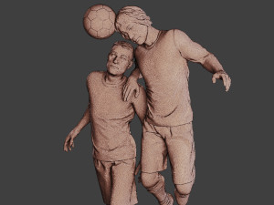 Soccer Player SP 031 032 3D 打印模型