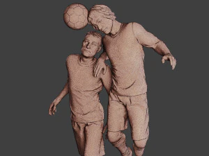 Soccer Player SP 031 032 3D Print Model