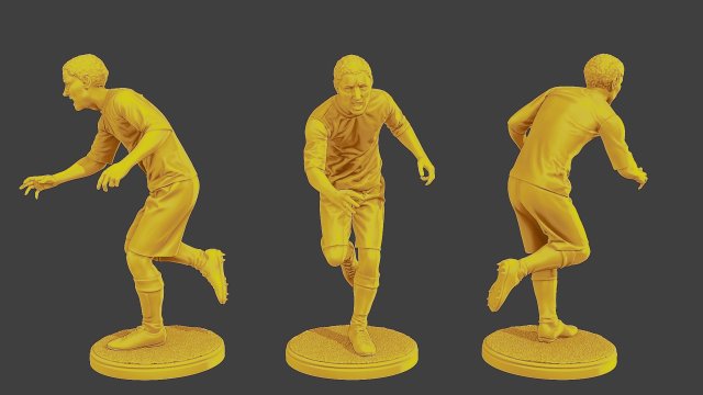 Soccer Player SP 039 Model do druku 3D .c4d .max .obj .3ds .fbx .stl .blend
