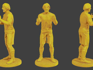 Soccer Players SP Pack 4 3D Print Model