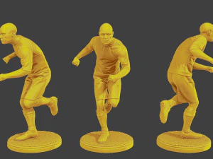 Soccer Players SP Pack 5 3D Print Model