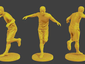 Soccer Players SP Pack 5 3D Print Model