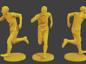 Soccer Players SP Pack 5 3D Print Model