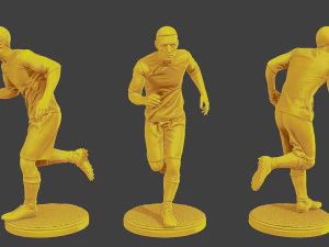 Soccer Players SP Pack 5 3D Print Model