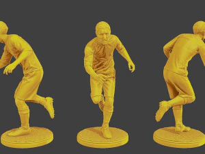 Soccer Players SP Pack 5 3D Print Model