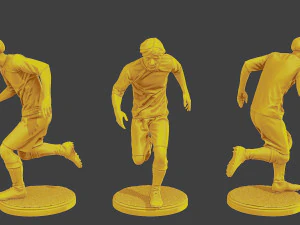 Soccer Players SP Pack 5 3D Print Model