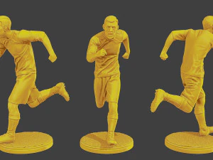 Soccer Players SP Pack 6 3D Print Model