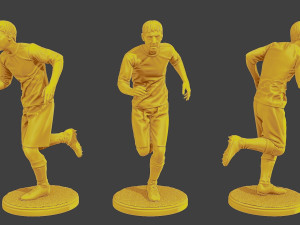 Soccer Players SP Pack 6 3D Print Model