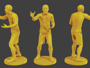 Soccer Players SP Pack 6 3D Print Model