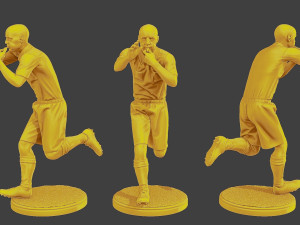 Soccer Players SP Pack 6 3D Print Model