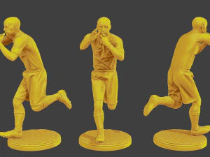 Soccer Players SP Pack 6 3D Print Model